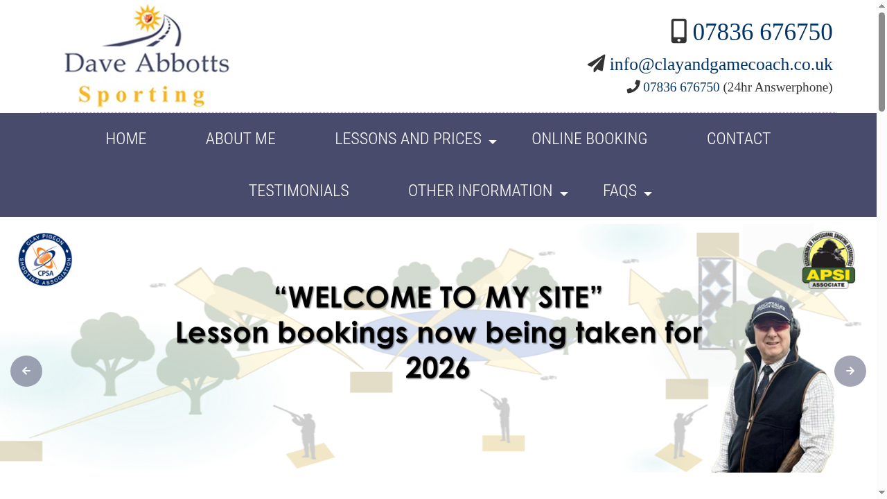 clayandgamecoach.co.uk