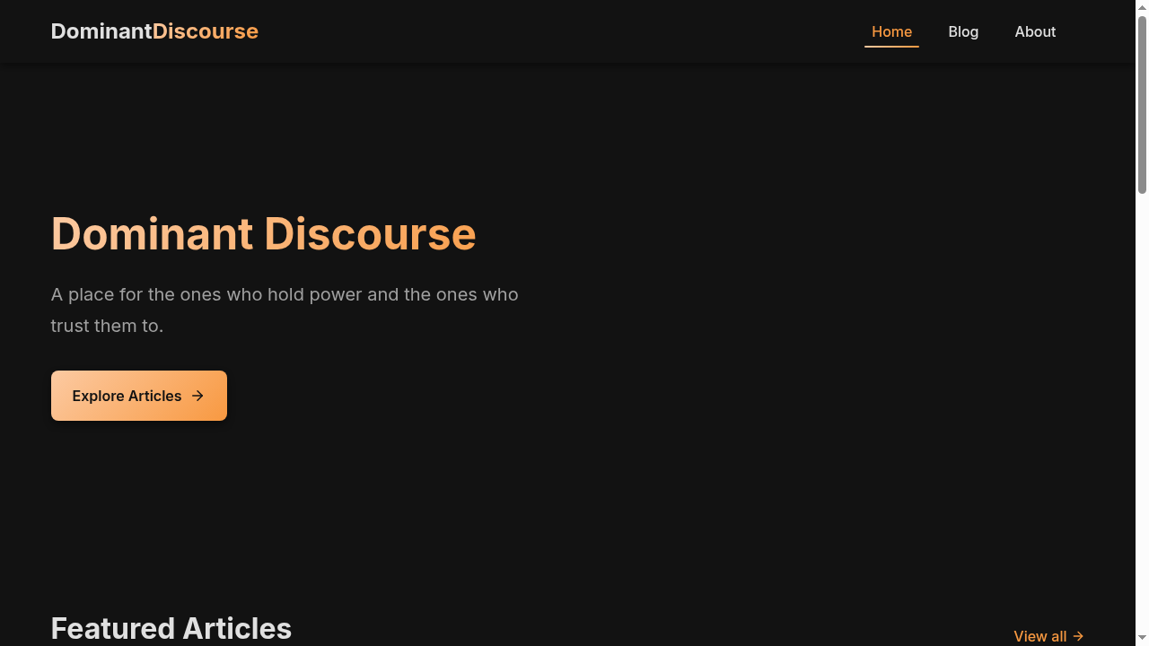 dominantdiscourse.com