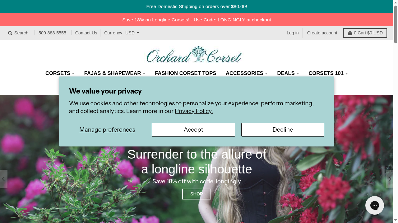 orchardcorset.com — BDSM & fetish website