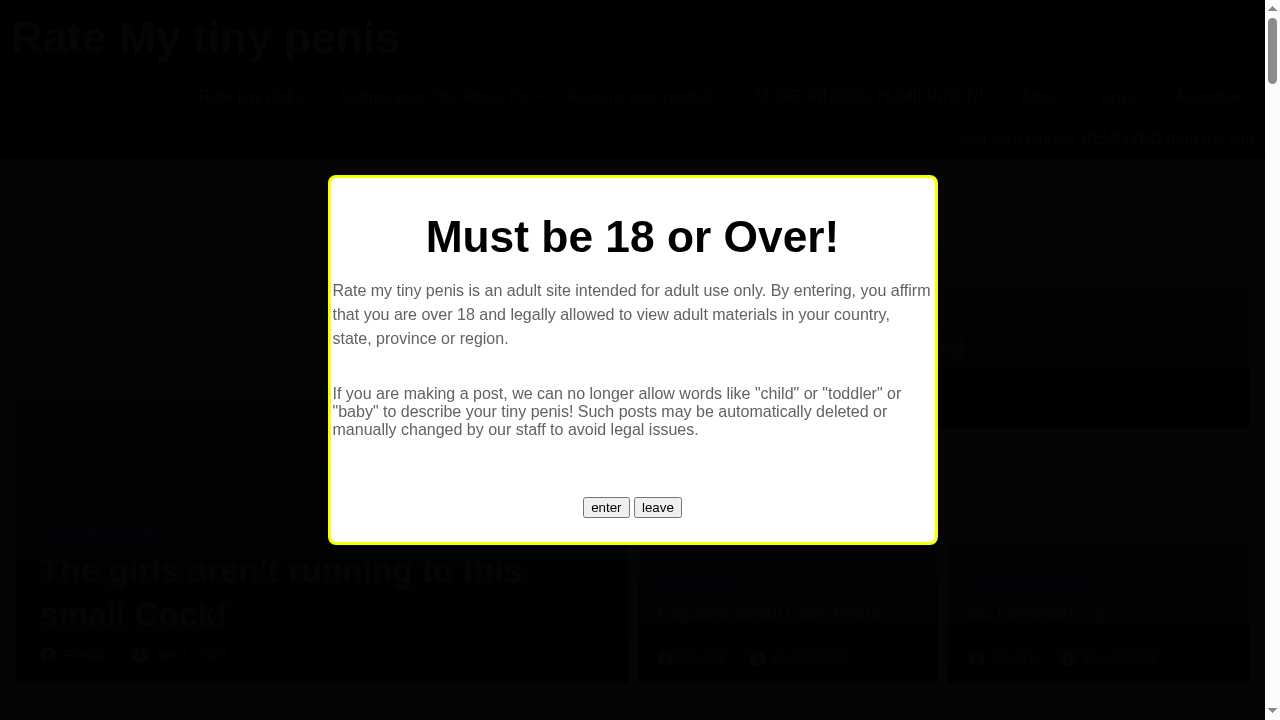 ratemytinypenis.com