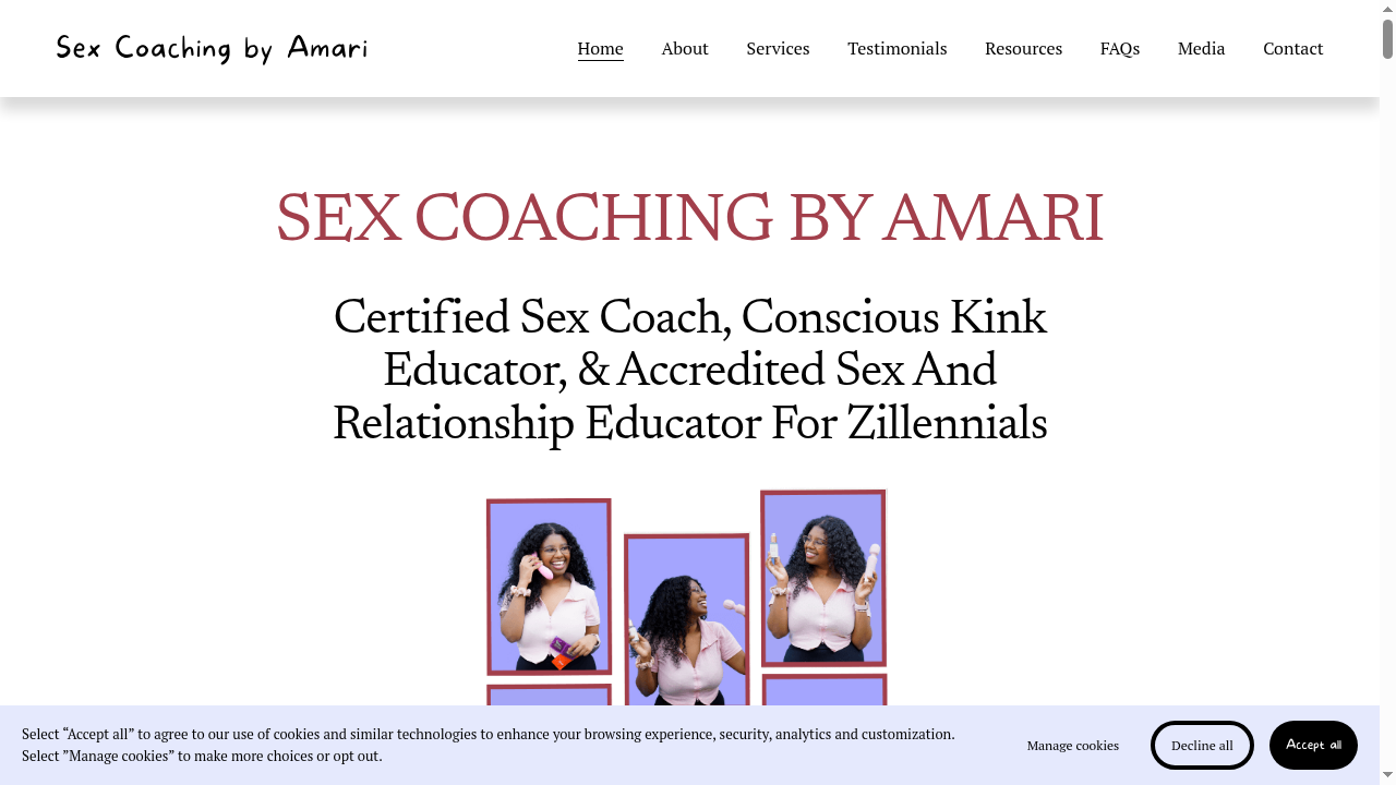 sexcoachingbyamari.com