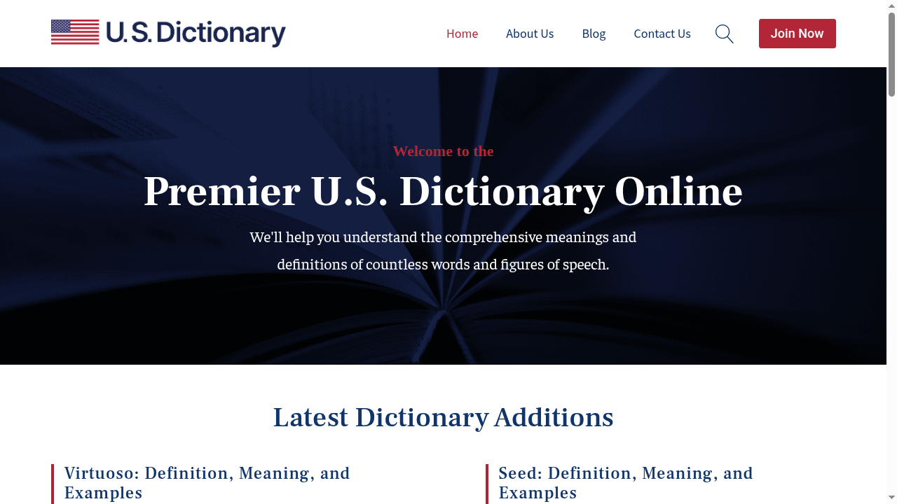 usdictionary.com