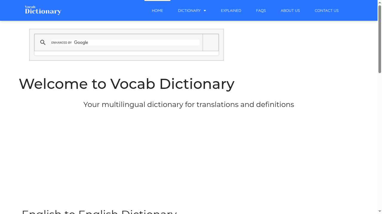 vocabdictionary.com